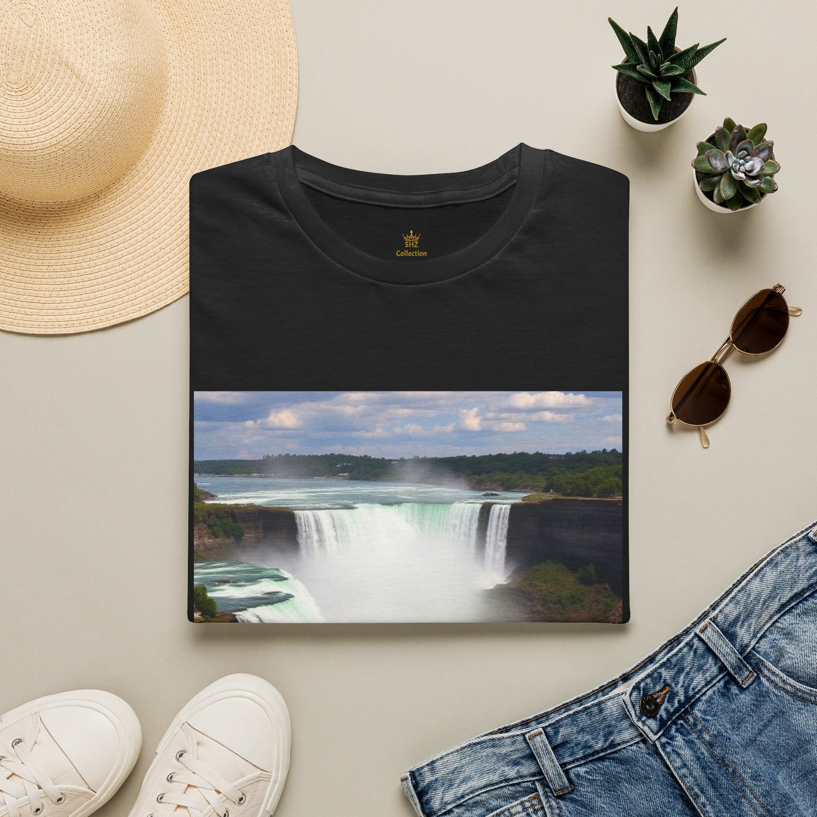 Niagara Falls Photo T-Shirt — Scenic Waterfall Travel Tee - Image 27