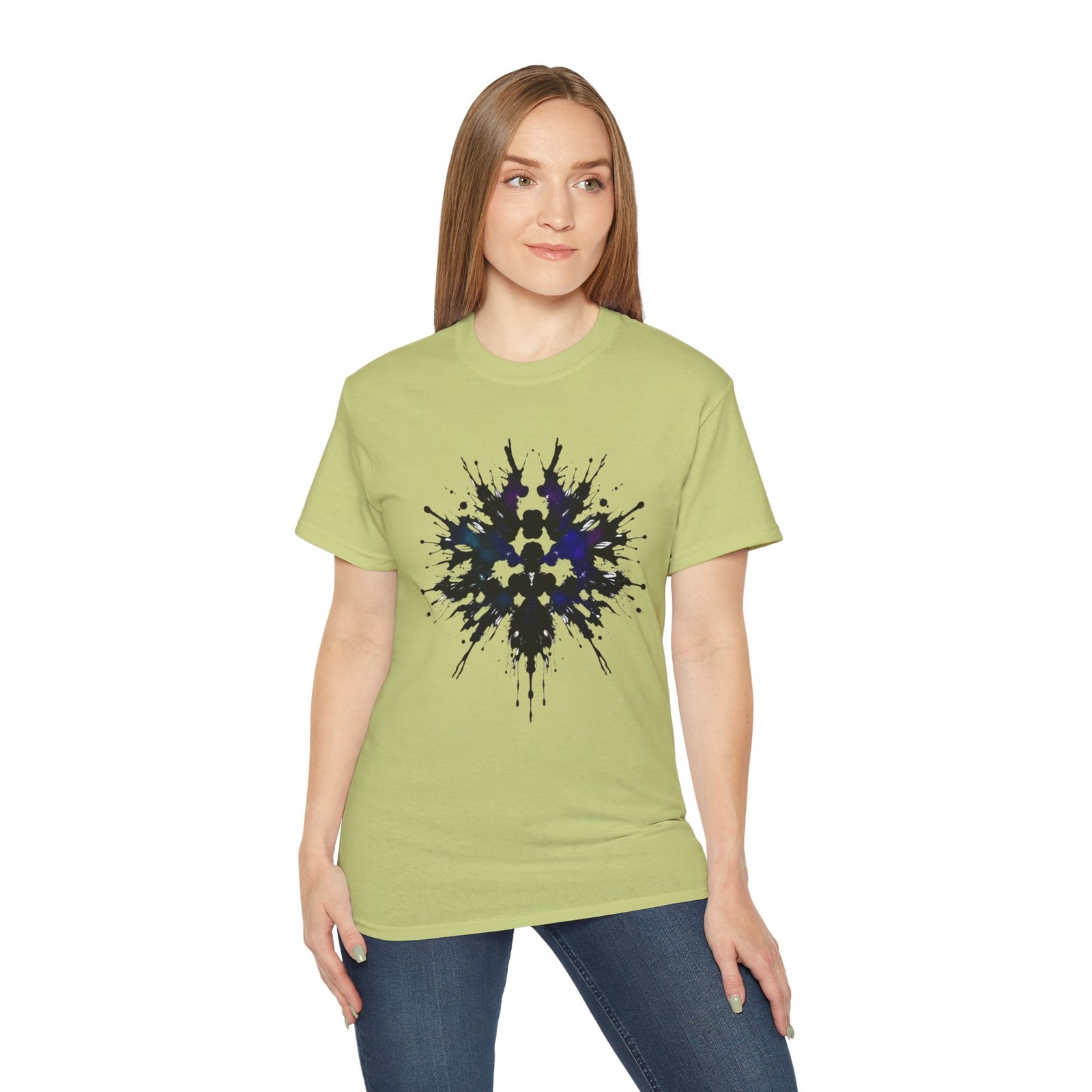 Inkblot Rorschach Tee — Abstract Symmetry Graphic T-Shirt - Image 40