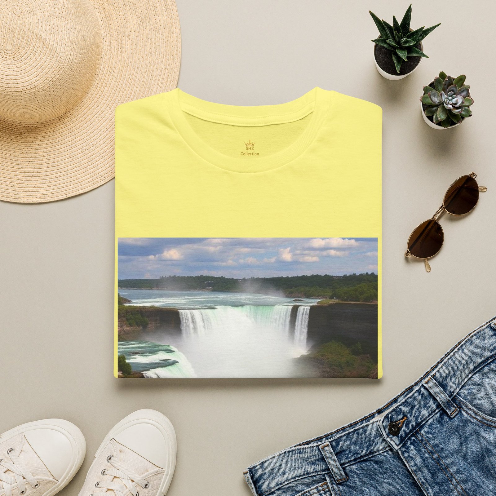 Niagara Falls Photo T-Shirt — Scenic Waterfall Travel Tee - Image 43