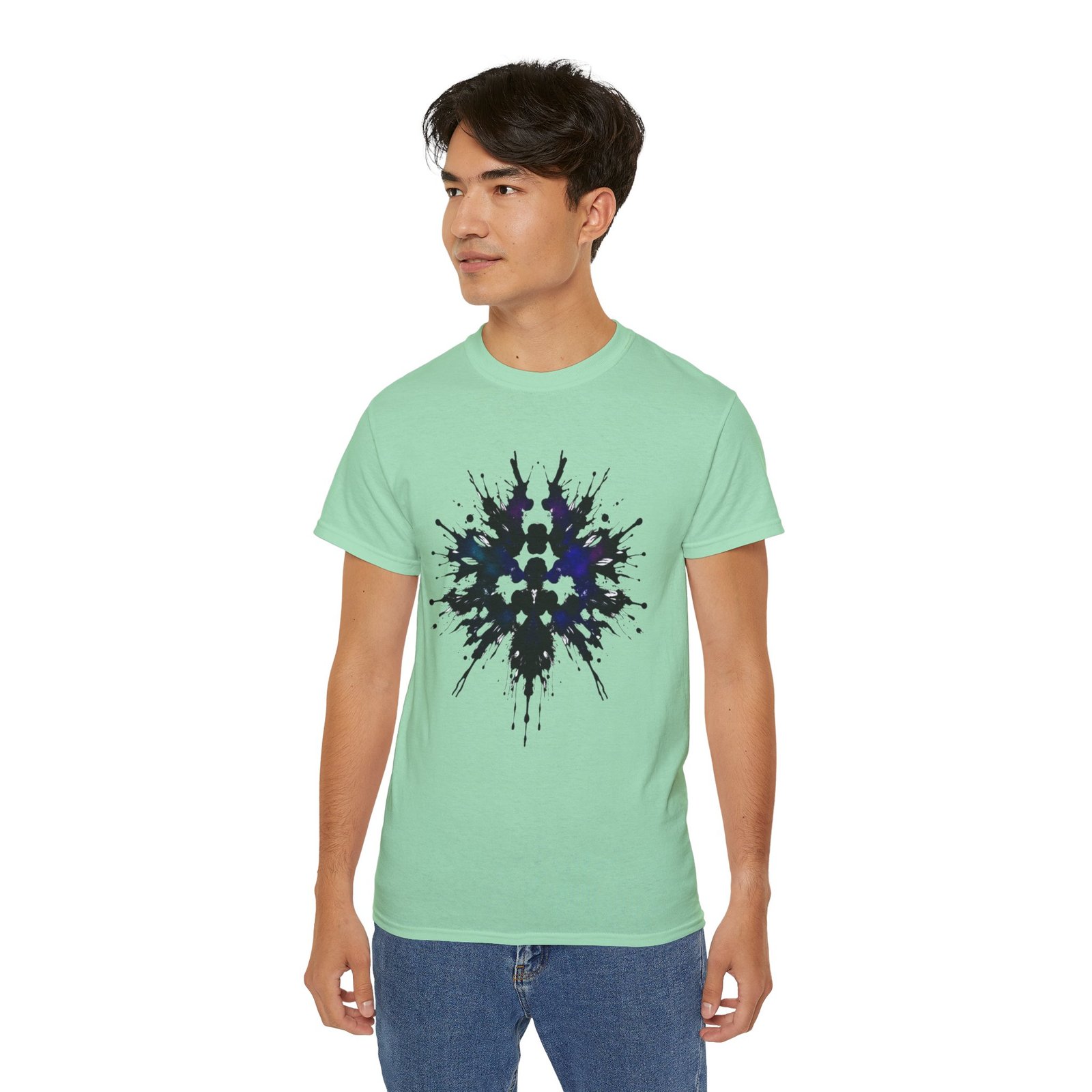 Inkblot Rorschach Tee — Abstract Symmetry Graphic T-Shirt - Image 48