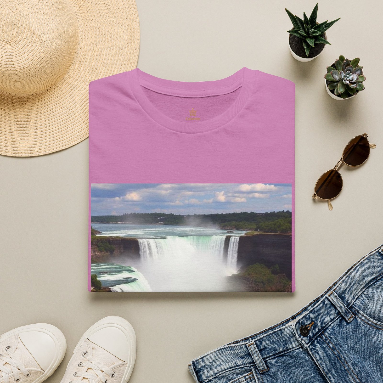 Niagara Falls Photo T-Shirt — Scenic Waterfall Travel Tee - Image 75