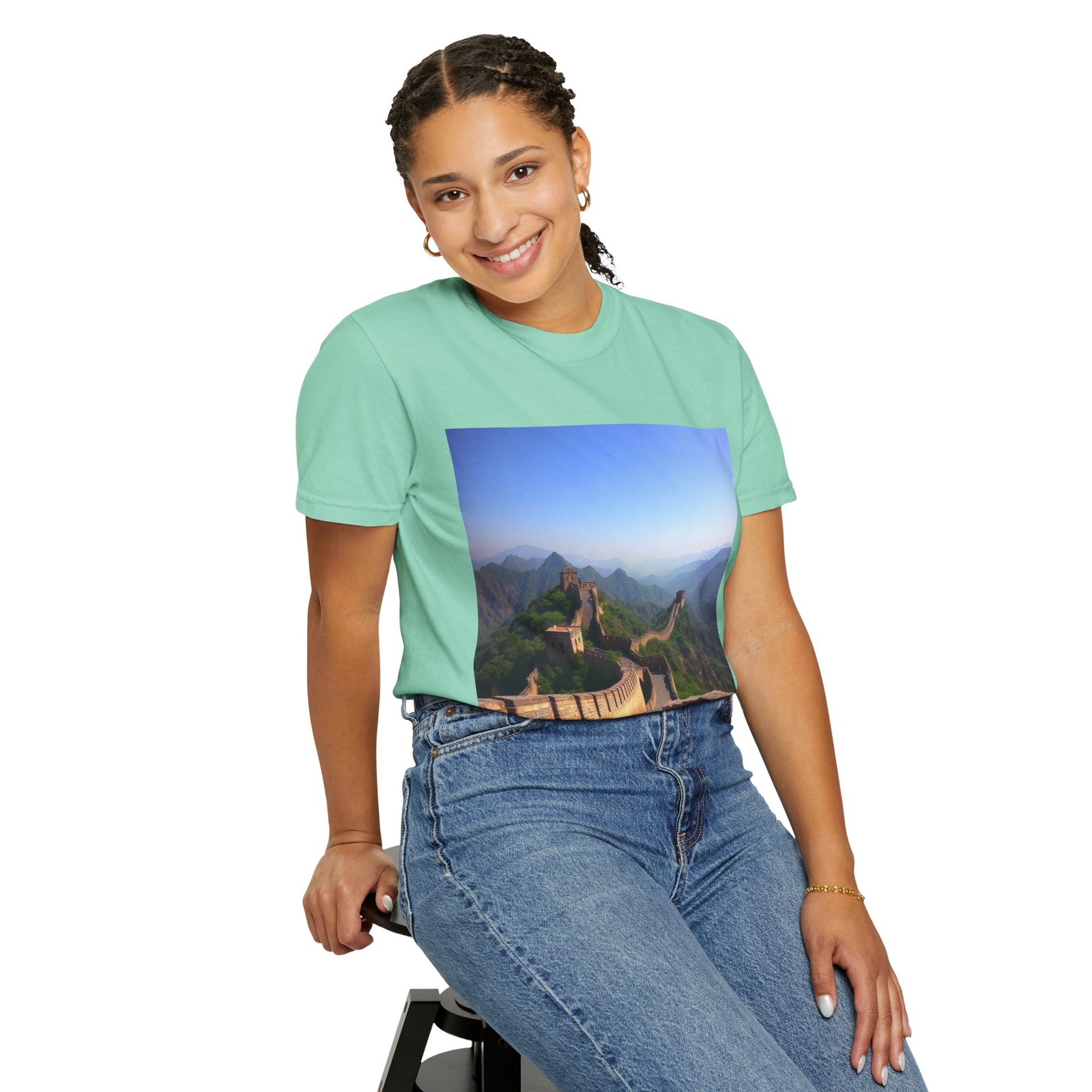 Great Wall Landscape T-Shirt — Scenic China Travel Tee - Image 4