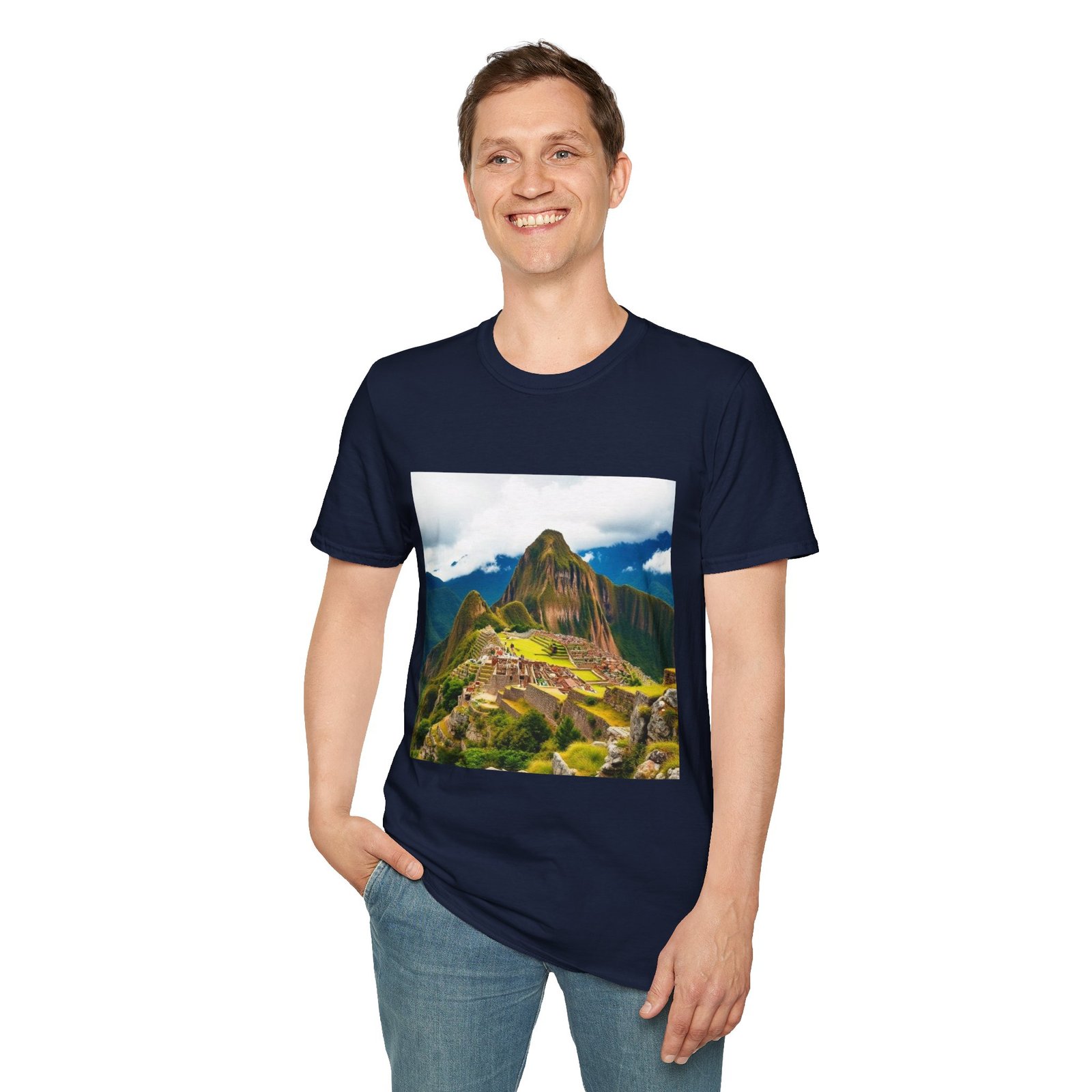 Machu Picchu Mountain Graphic T-Shirt — Peruvian Travel Tee - Image 62
