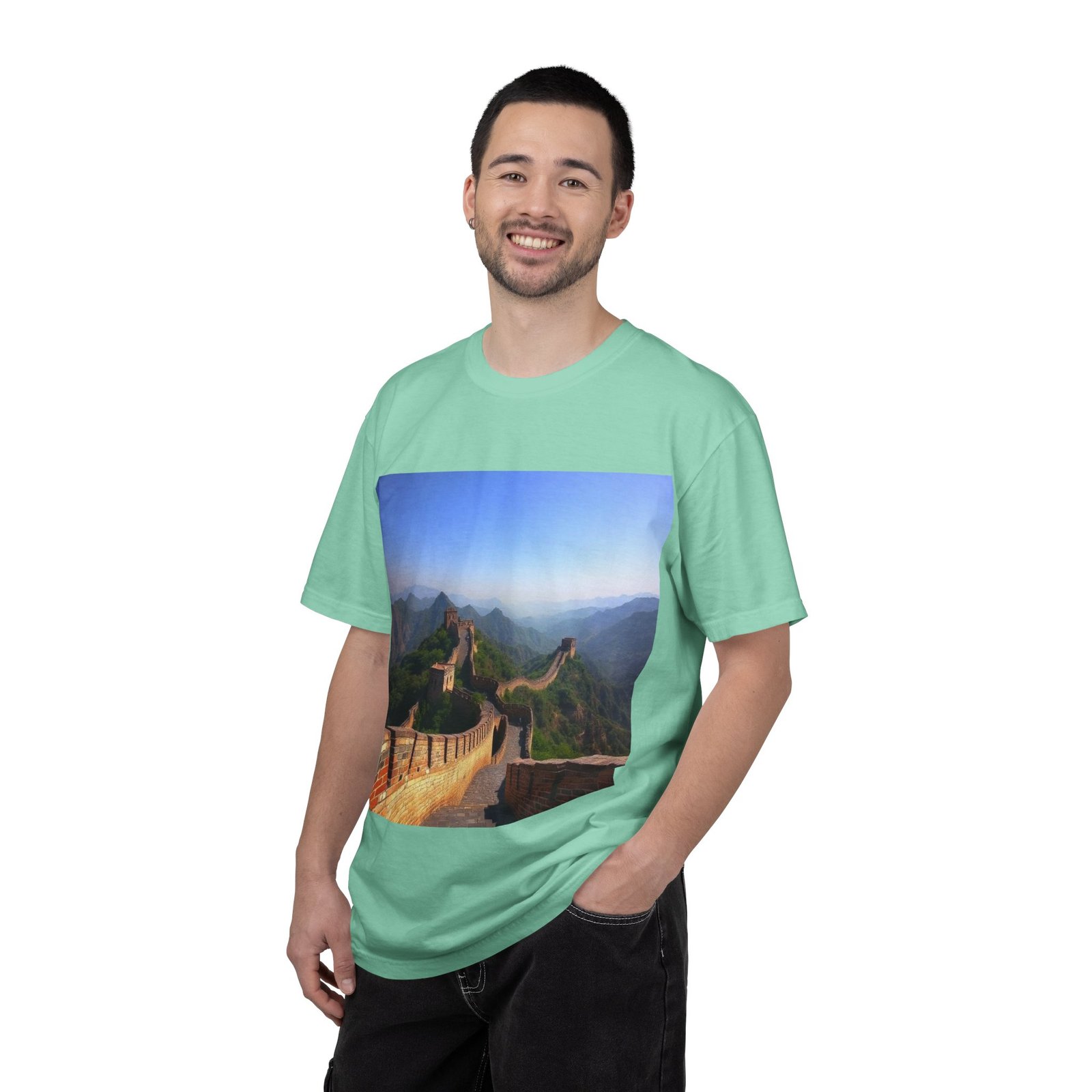 Great Wall Landscape T-Shirt — Scenic China Travel Tee - Image 3