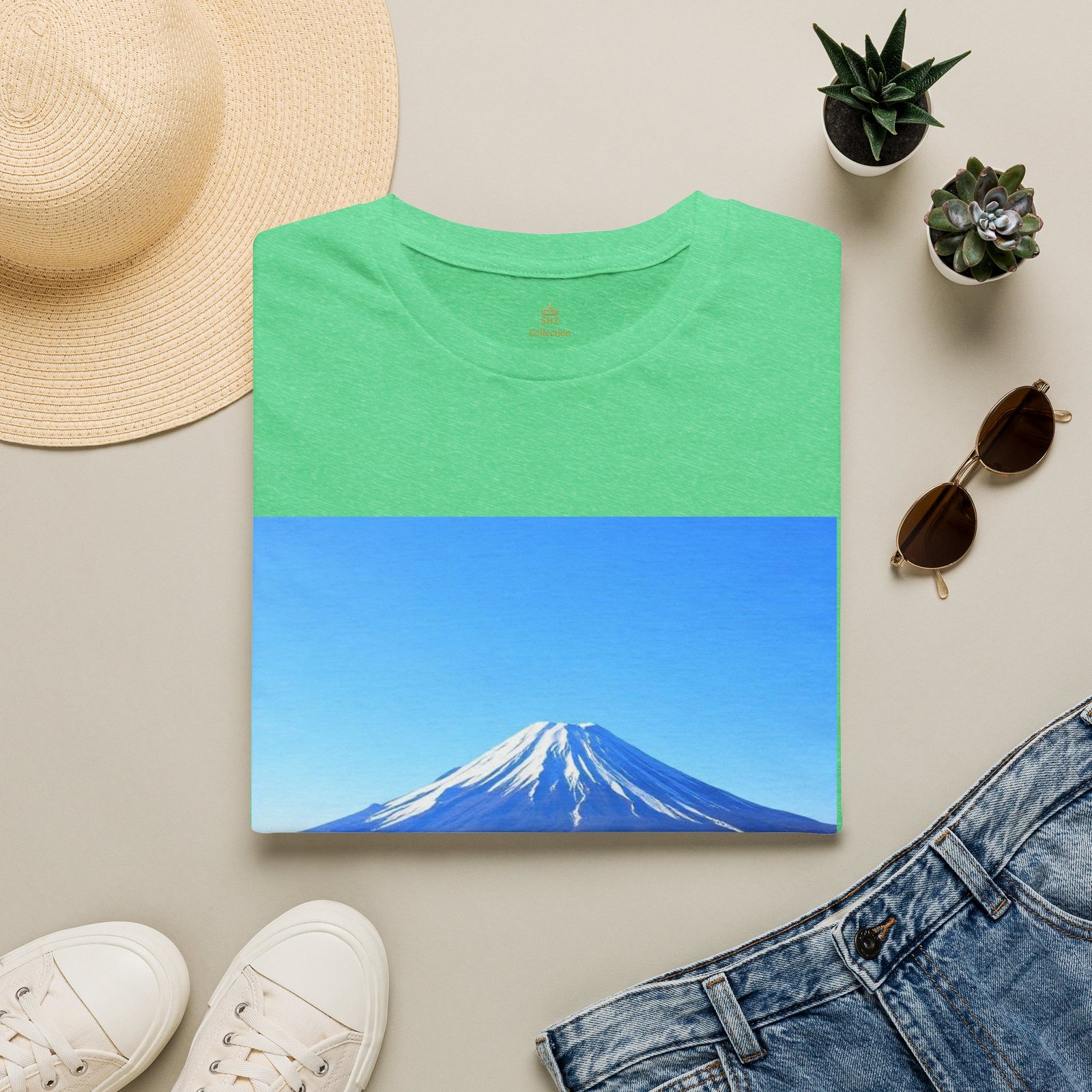 T-Shirt — Serene Mount Fuji Landscape Print - Image 59
