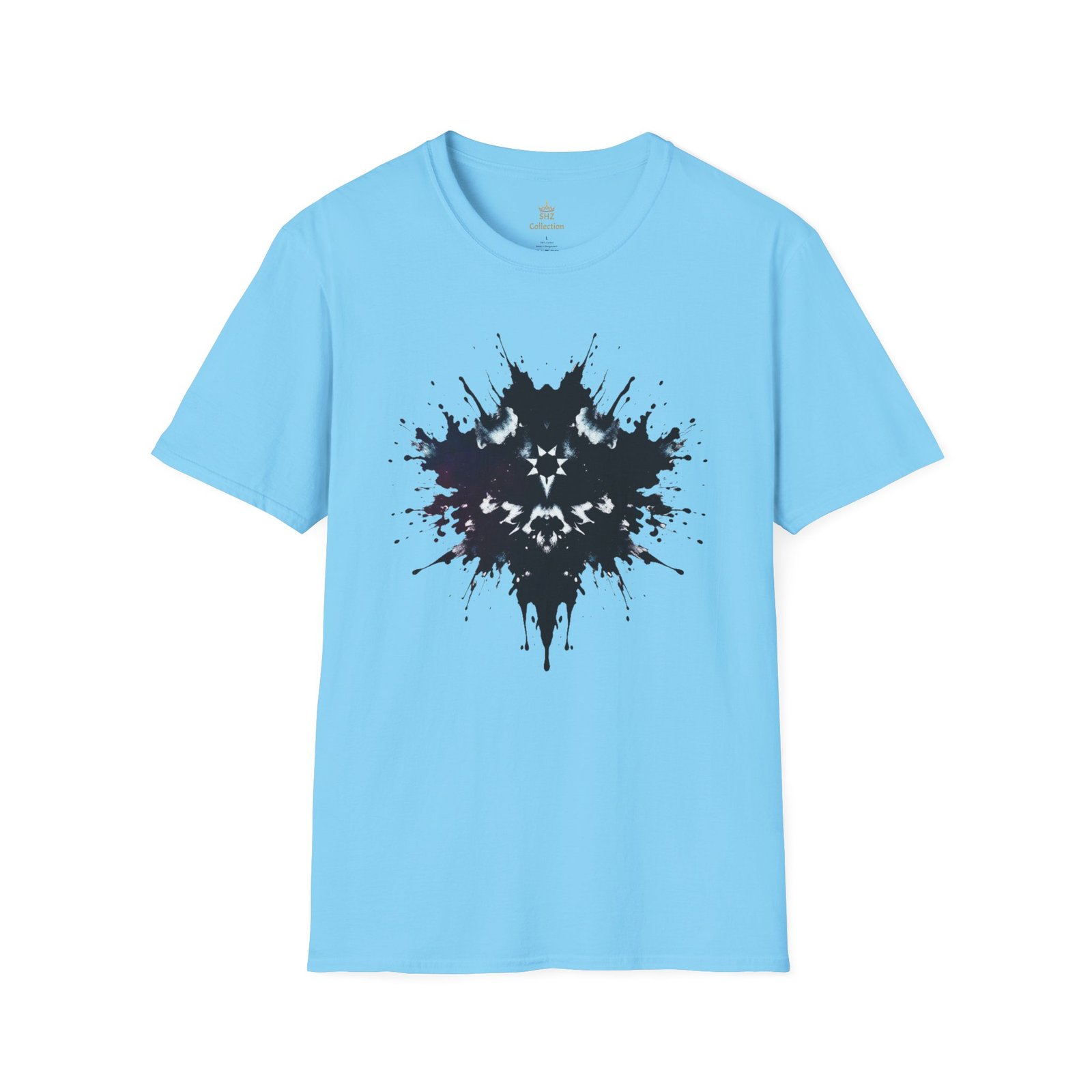 Inkblot Graphic T-Shirt — Rorschach Splash Art Tee - Image 57
