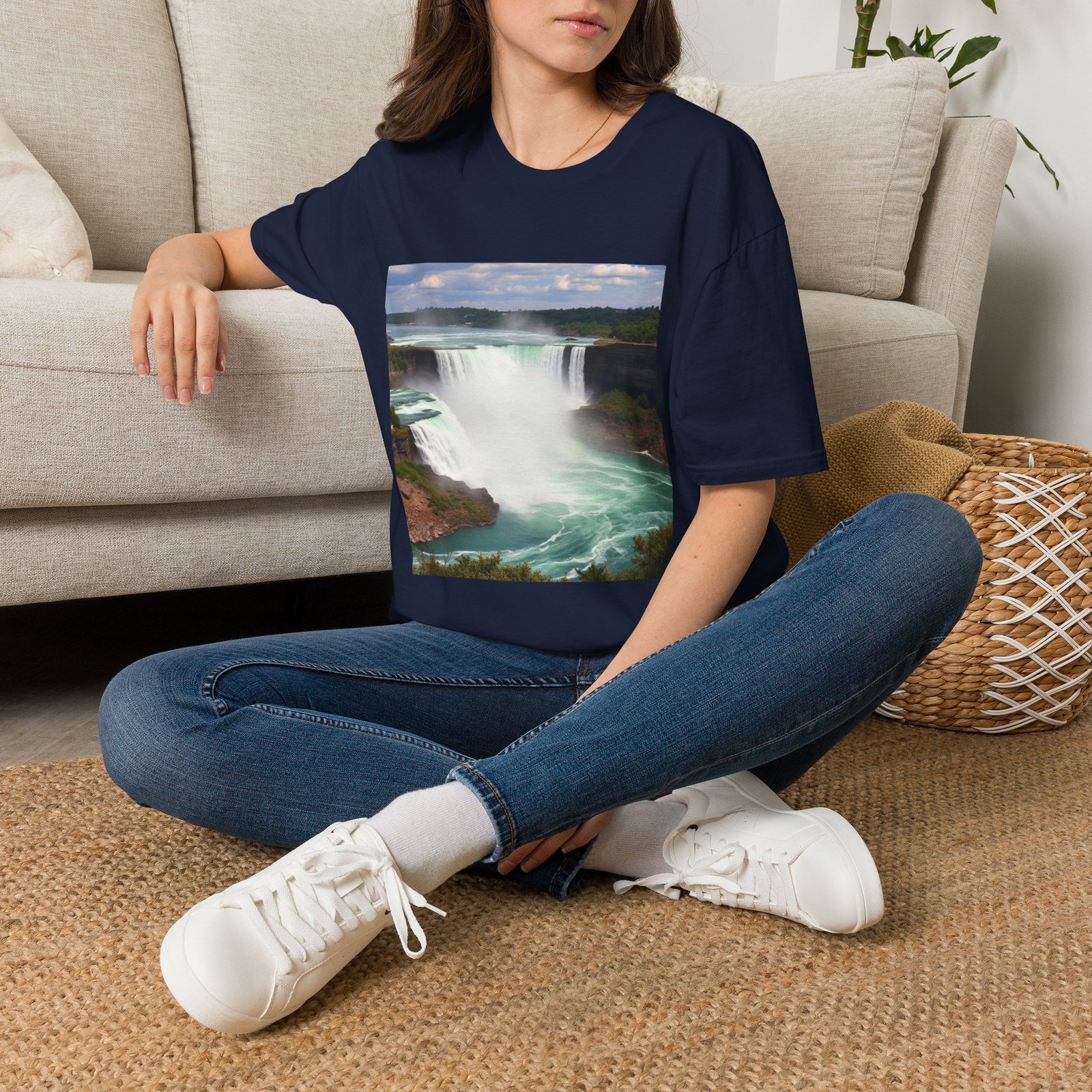 Niagara Falls Photo T-Shirt — Scenic Waterfall Travel Tee - Image 71