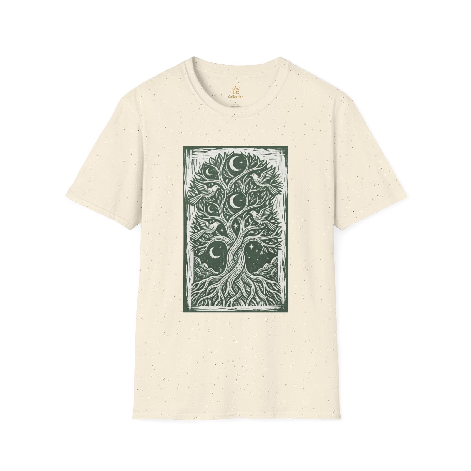Tree of Life Moon T-Shirt — Celestial Botanical Graphic Tee - Image 17