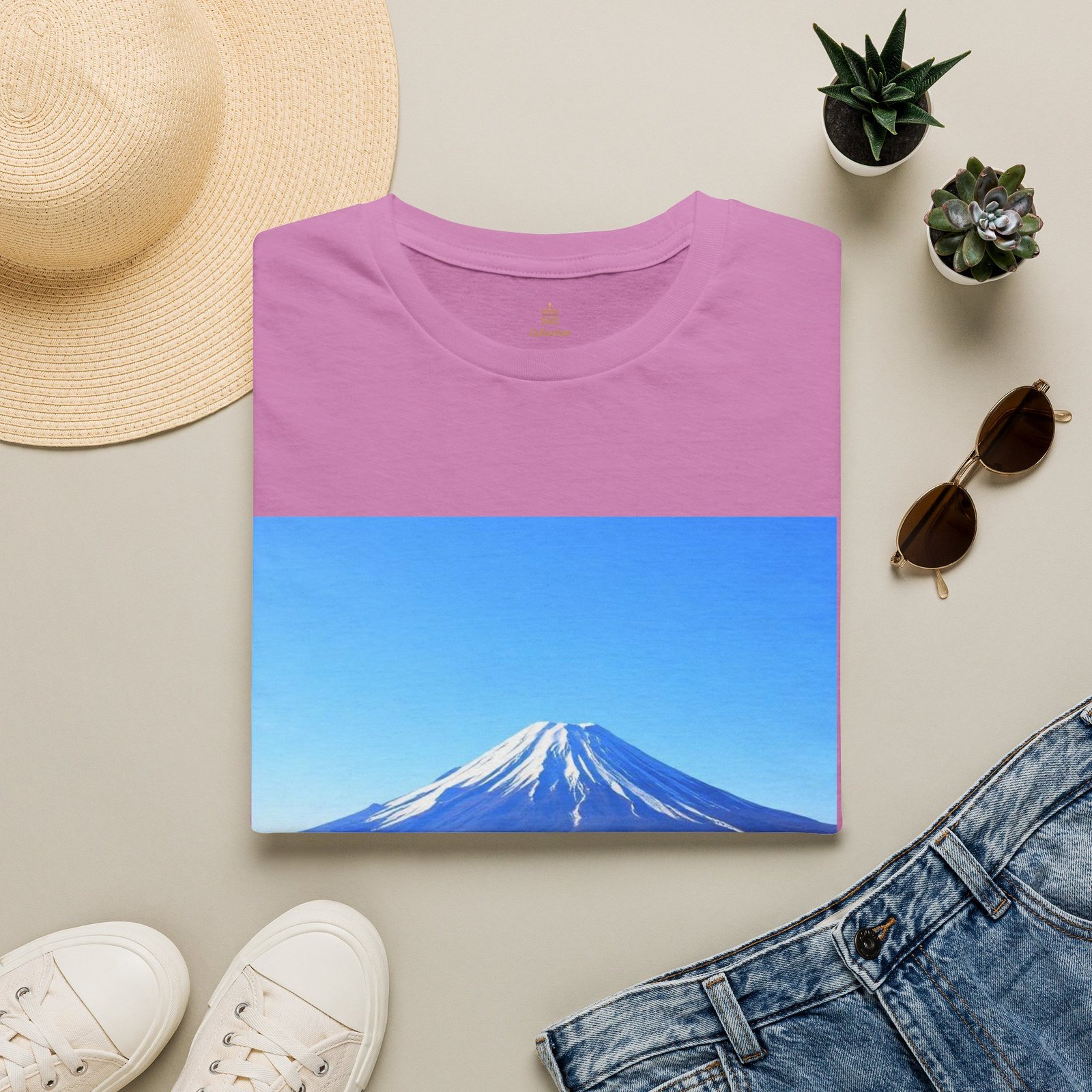 T-Shirt — Serene Mount Fuji Landscape Print - Image 73