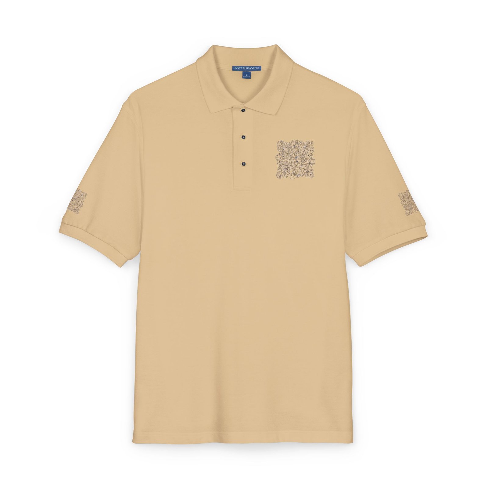 Embroidered Minimal The Stitch Study Polo - Image 6