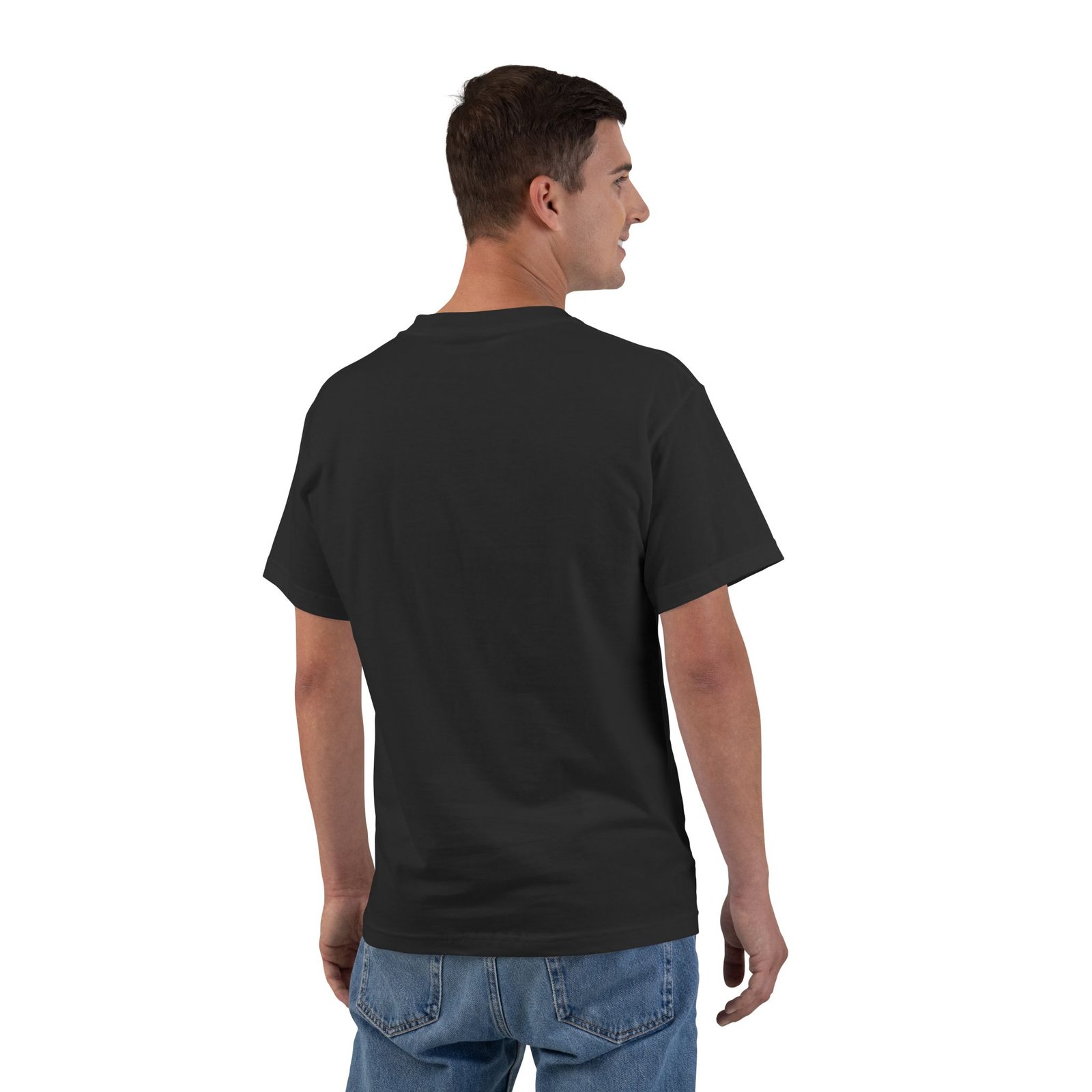 Blue Letter R Initial T-Shirt — Monogram Graphic Tee - Image 8