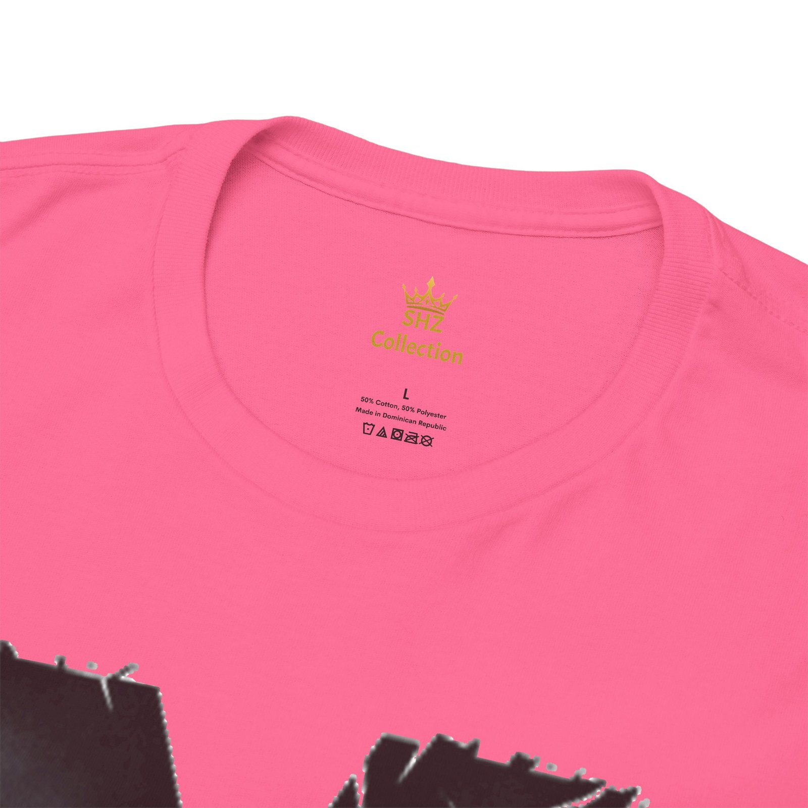 Distressed Black 'M' Graphic Tee — Monogram Initial Shirt - Image 81