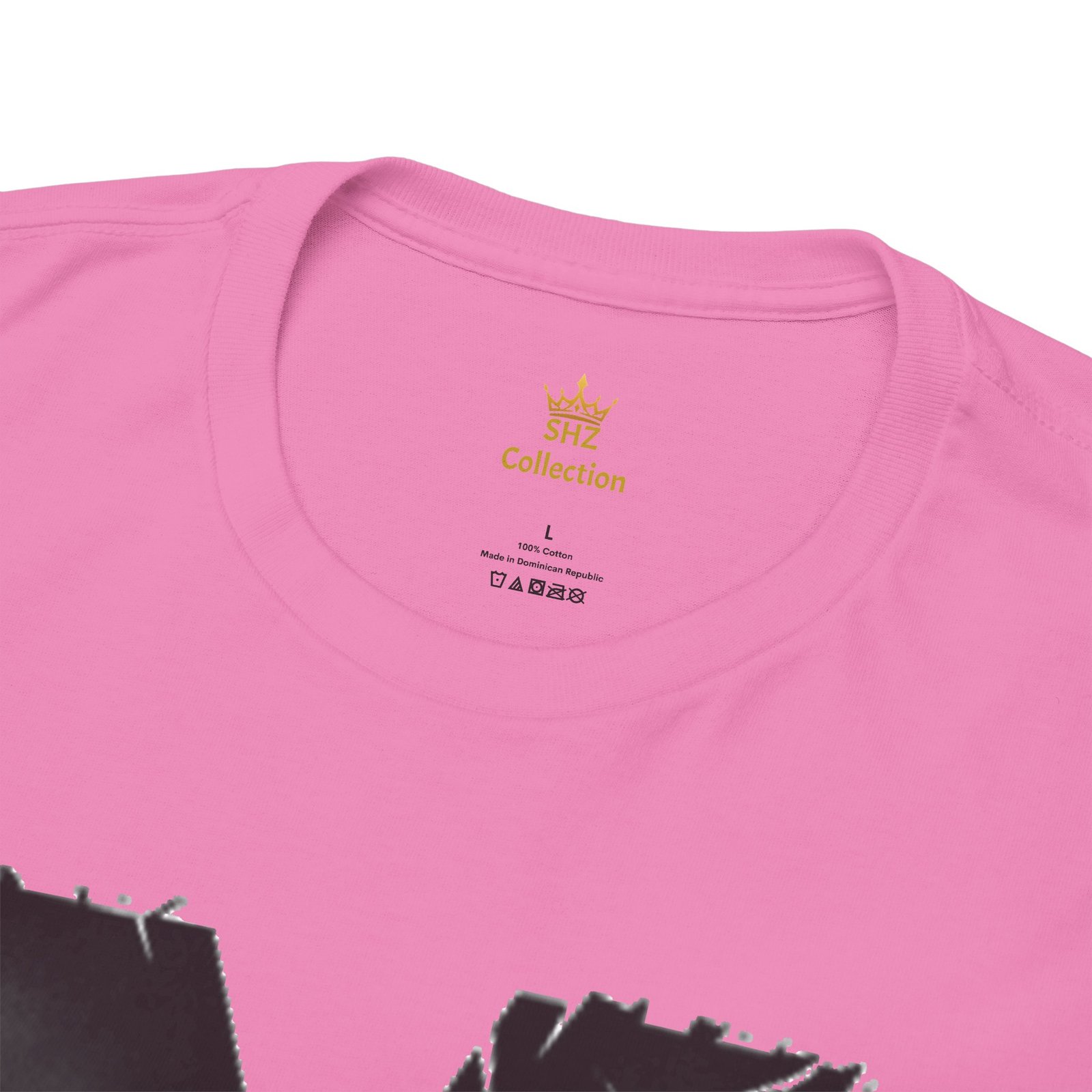 Distressed Black 'M' Graphic Tee — Monogram Initial Shirt - Image 74