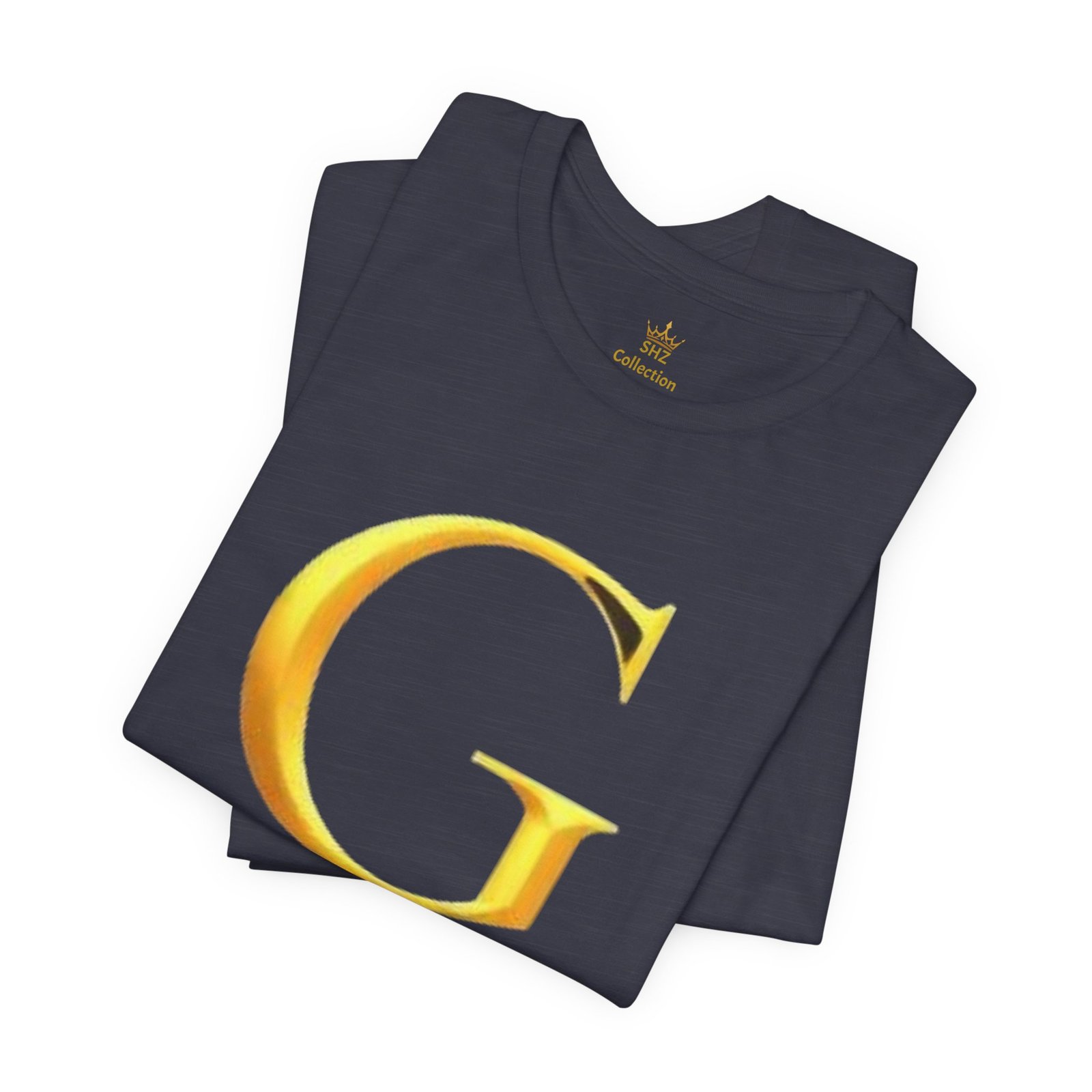 Gold Letter G T-Shirt — Monogram Initial Tee - Image 43
