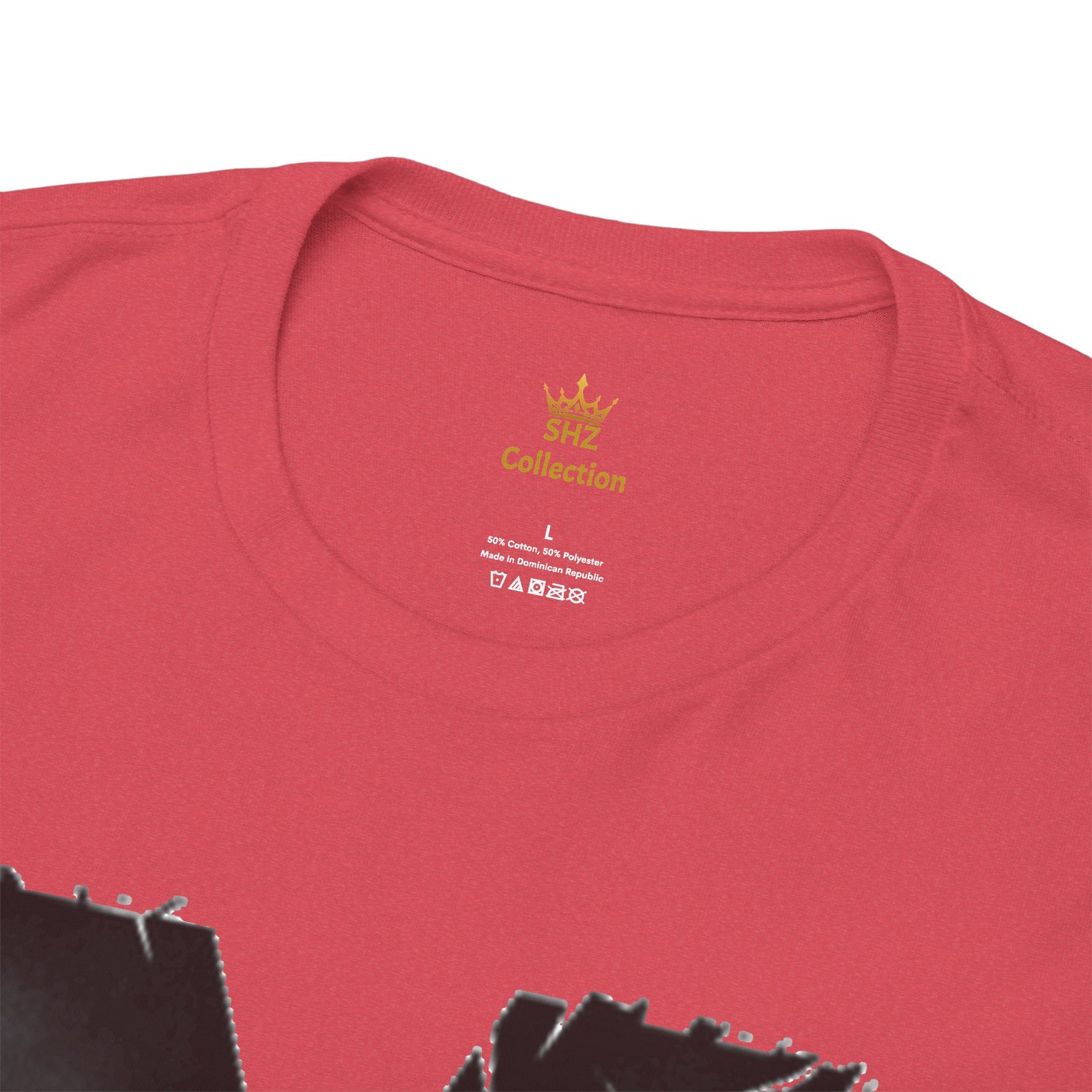 Distressed Black 'M' Graphic Tee — Monogram Initial Shirt - Image 88