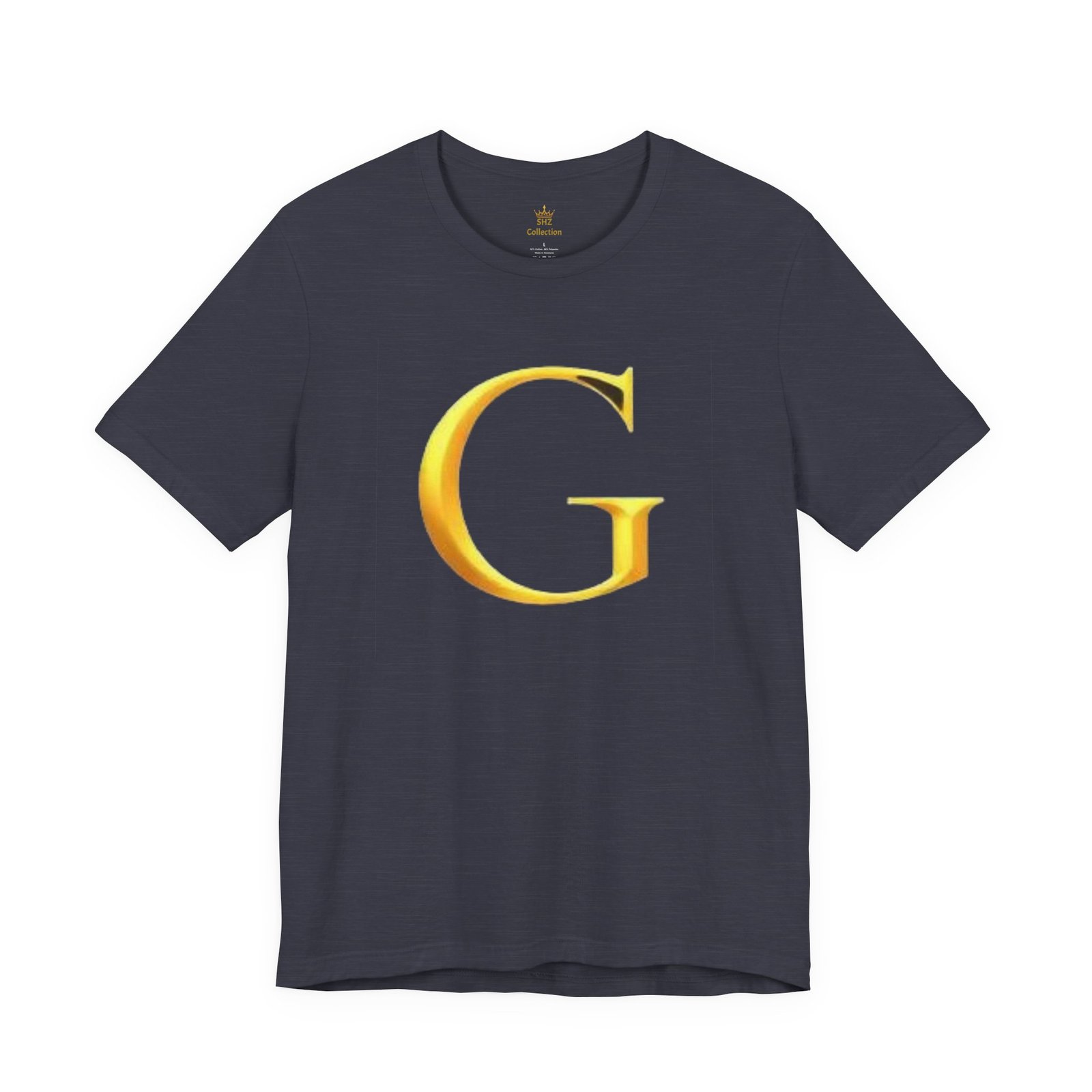 Gold Letter G T-Shirt — Monogram Initial Tee - Image 41