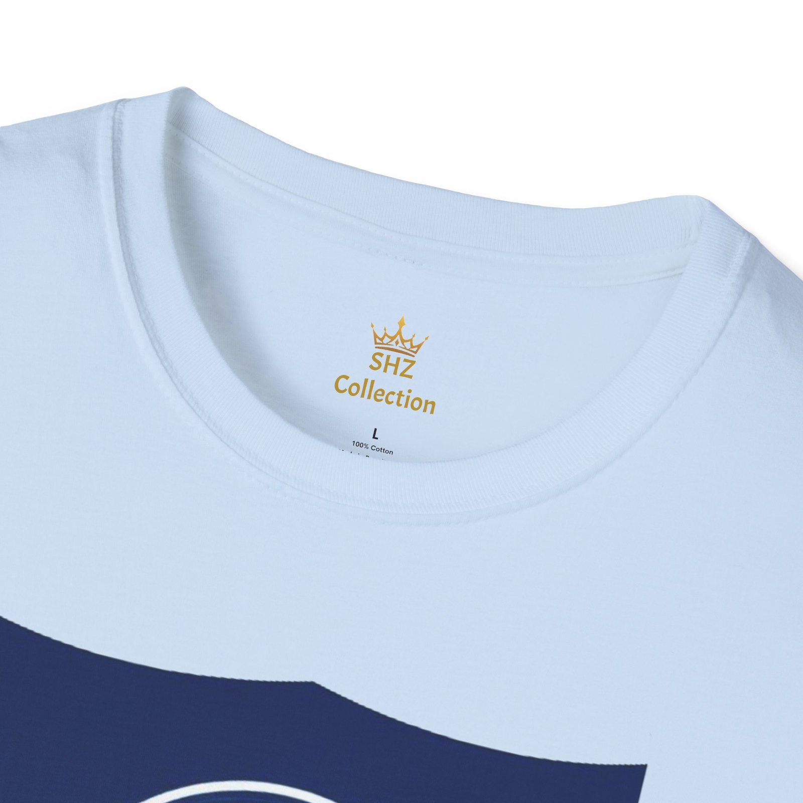 Shield Logo T‑Shirt — Navy Monogram 'S' with Red & White Stripe - Image 67