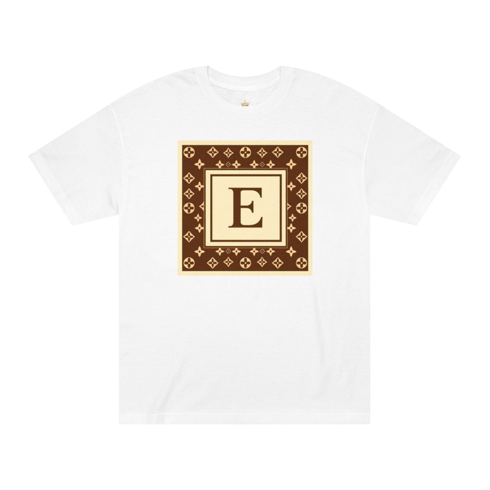 Monogram 'E' Luxury Pattern Tee - Image 6
