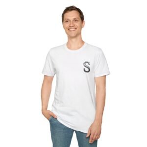 Initial 'S' Minimalist Monogram T-Shirt