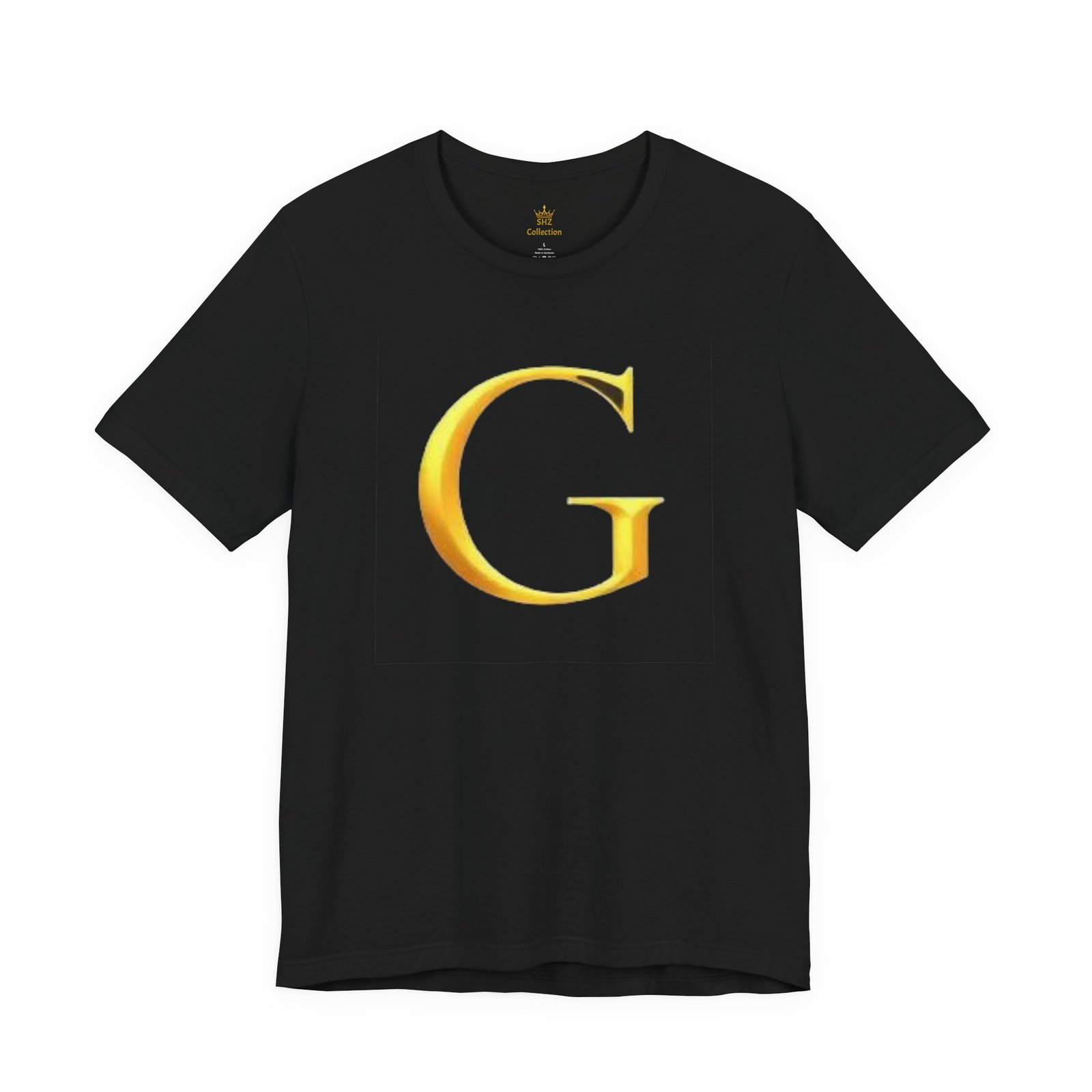 Gold Letter G T-Shirt — Monogram Initial Tee - Image 17