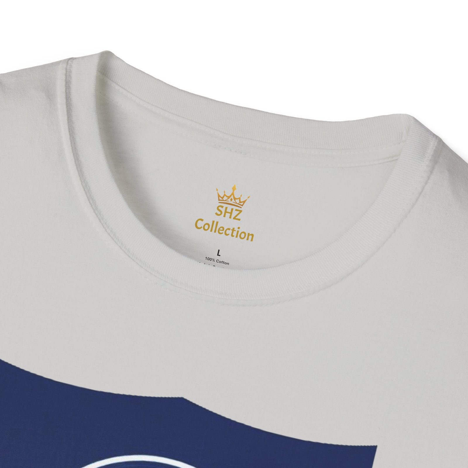 Shield Logo T‑Shirt — Navy Monogram 'S' with Red & White Stripe - Image 27