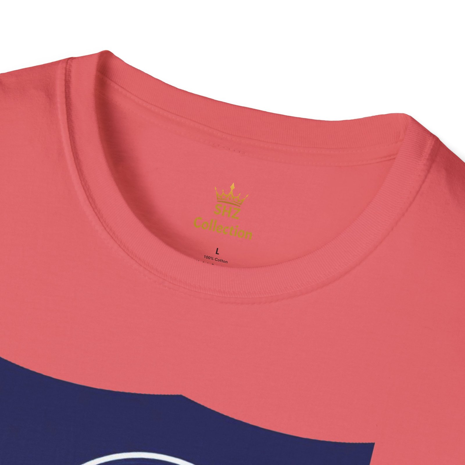 Shield Logo T‑Shirt — Navy Monogram 'S' with Red & White Stripe - Image 11