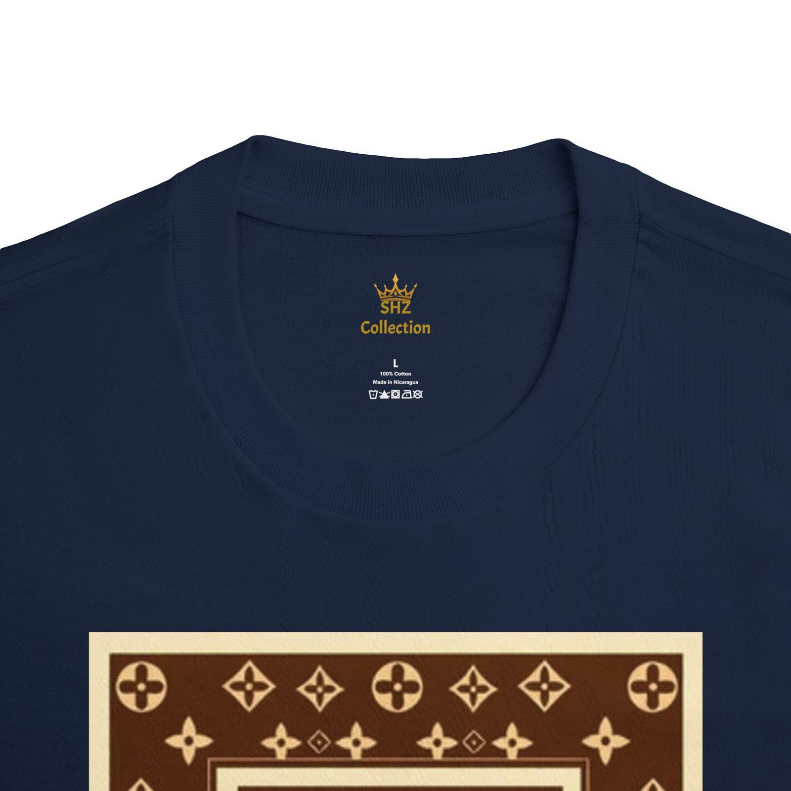 Monogram 'E' Luxury Pattern Tee - Image 25