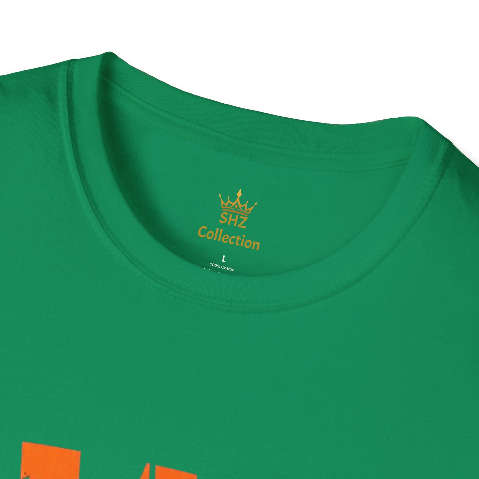Distressed Orange 'W' Graphic T-Shirt - Image 59