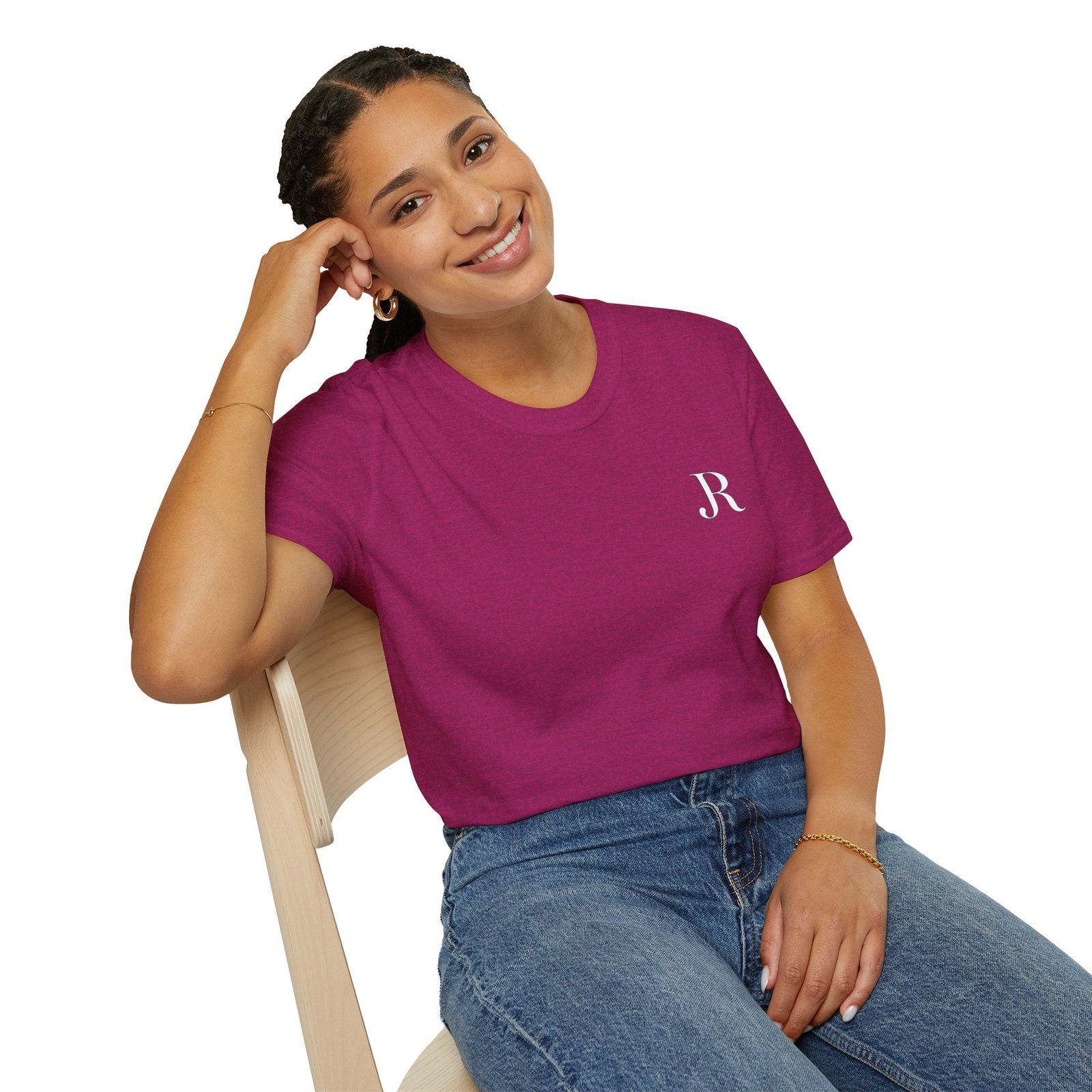 Minimal Monogram 'R' T-Shirt - Image 22