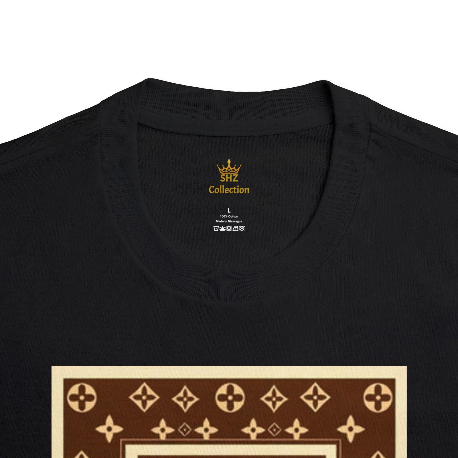Monogram 'E' Luxury Pattern Tee - Image 5