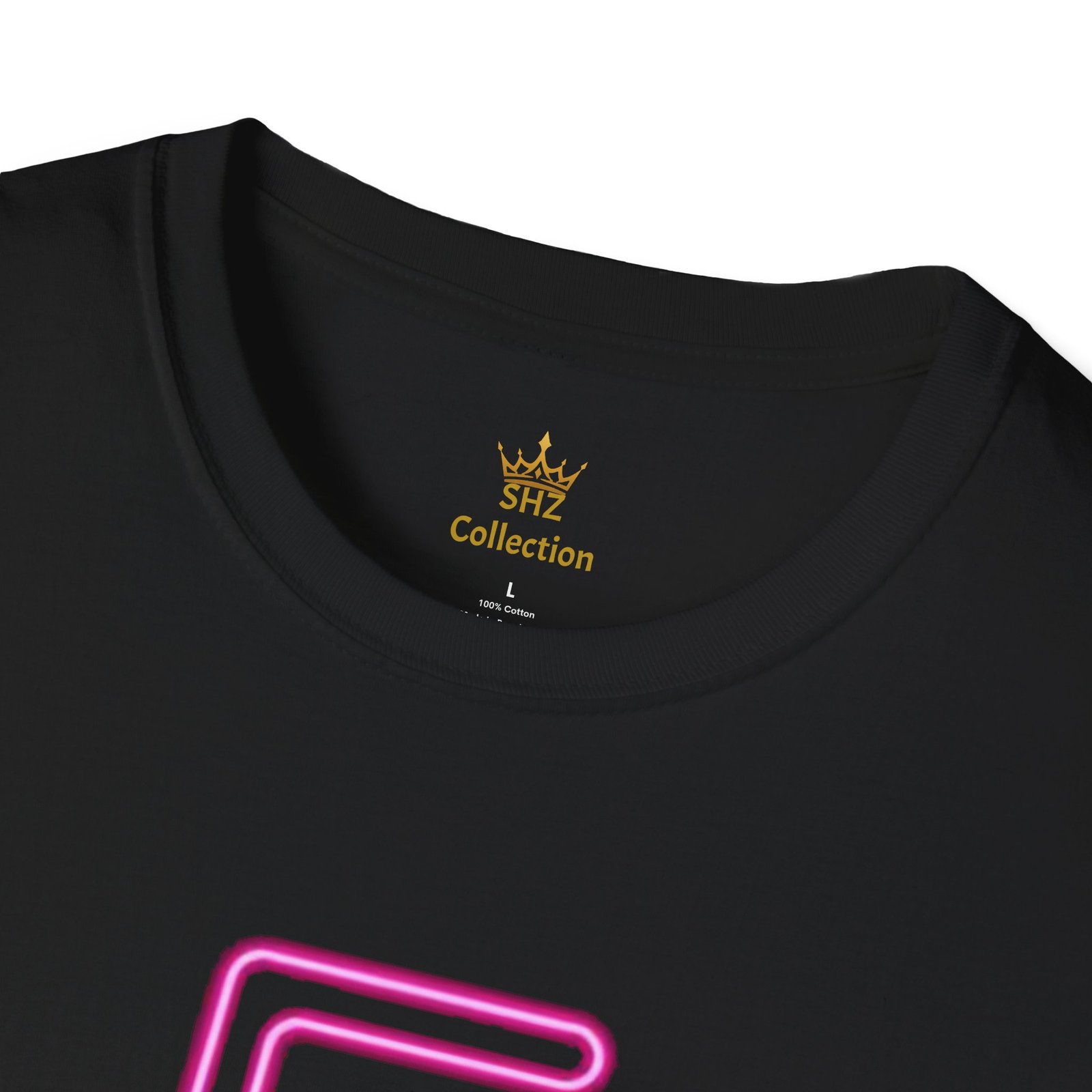 Neon Pink 'F' Graphic T-Shirt — Retro Letter Tee - Image 4