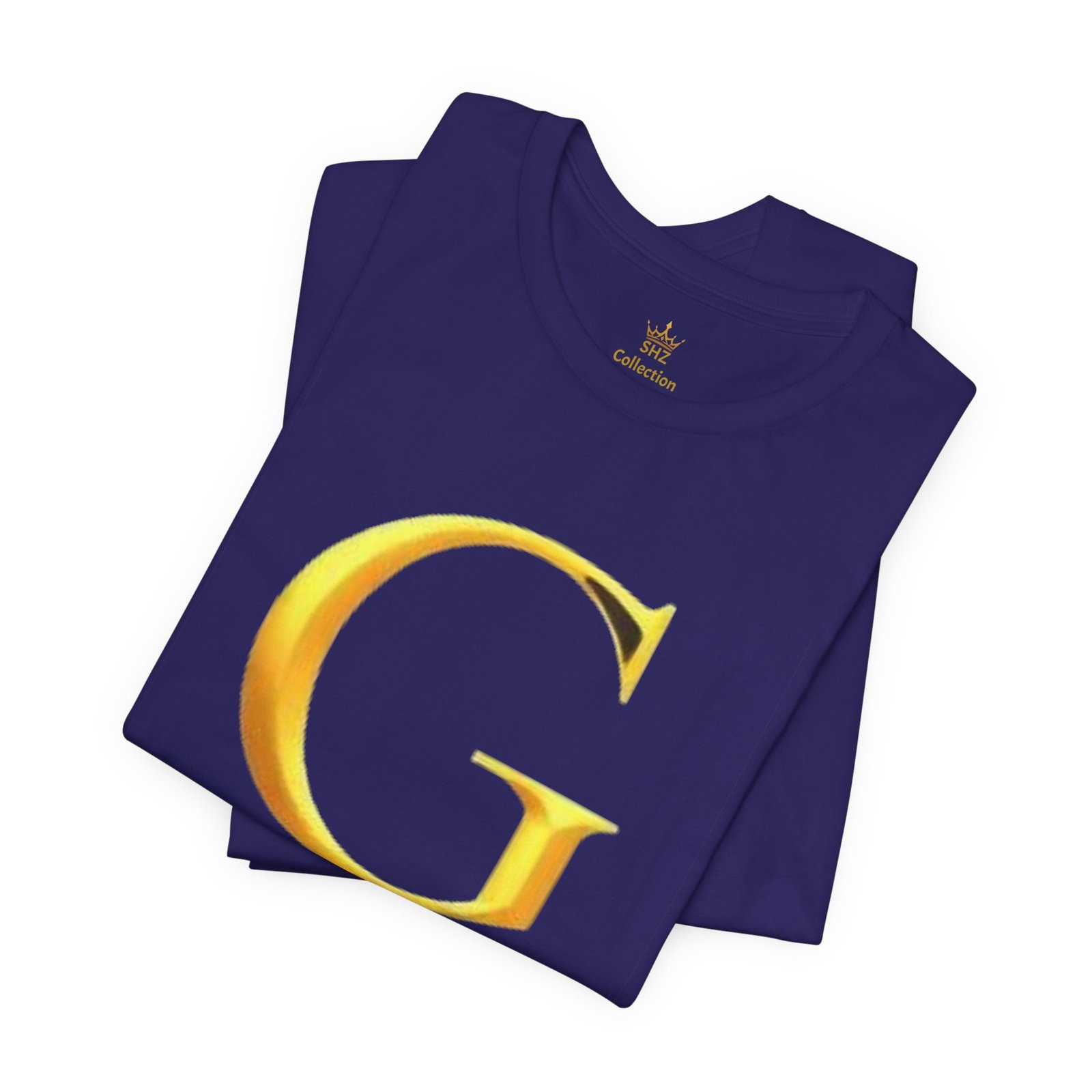 Gold Letter G T-Shirt — Monogram Initial Tee - Image 59