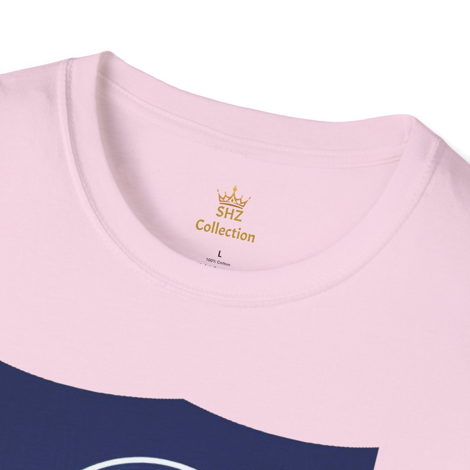 Shield Logo T‑Shirt — Navy Monogram 'S' with Red & White Stripe - Image 83