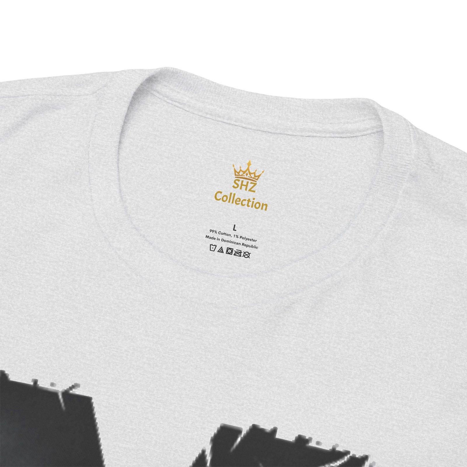 Distressed Black 'M' Graphic Tee — Monogram Initial Shirt - Image 11