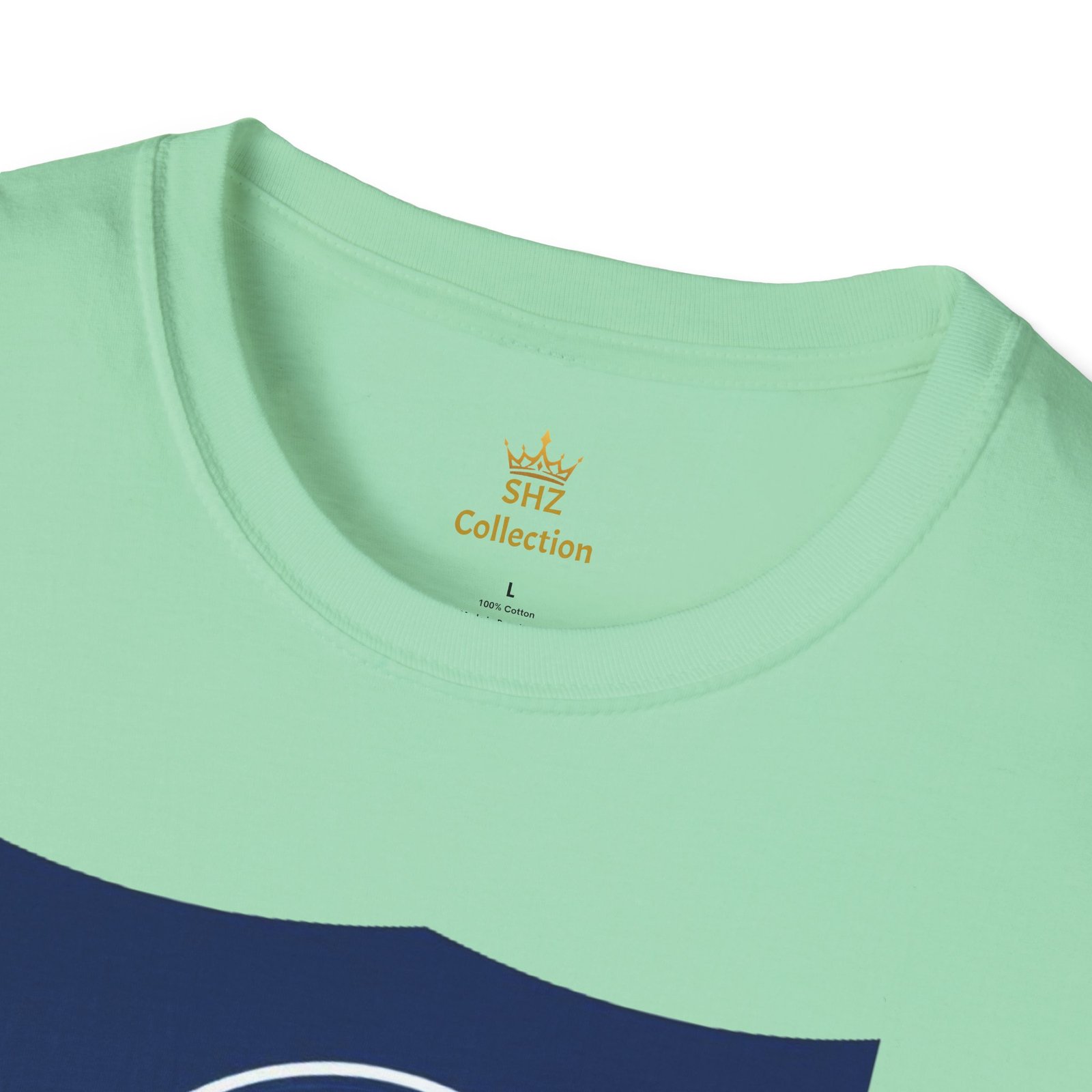Shield Logo T‑Shirt — Navy Monogram 'S' with Red & White Stripe - Image 43