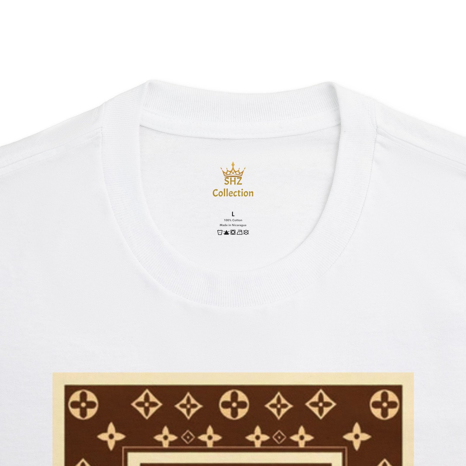 Monogram 'E' Luxury Pattern Tee - Image 10