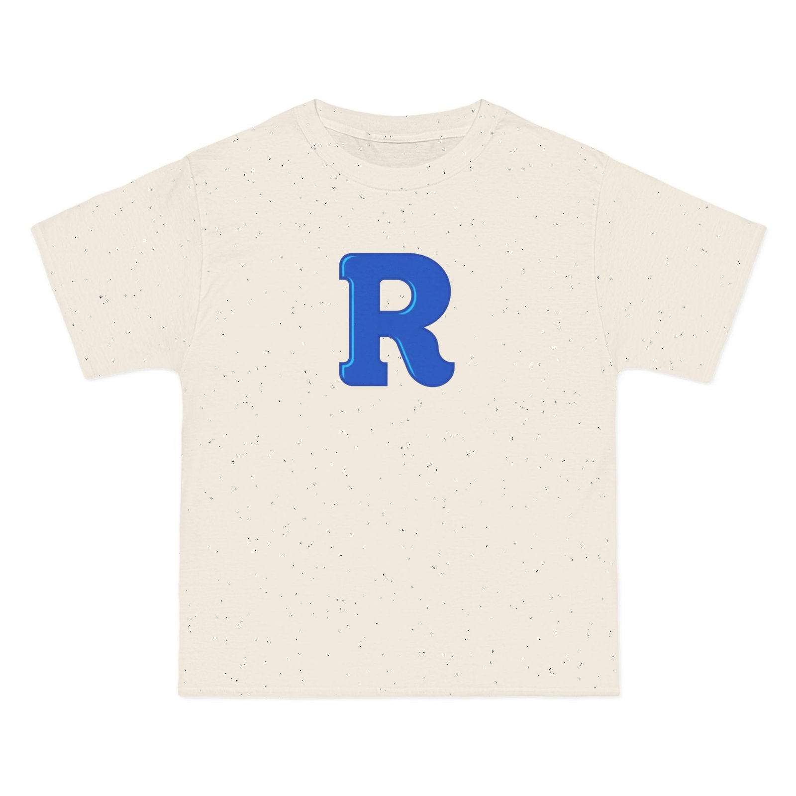 Blue Letter R Initial T-Shirt — Monogram Graphic Tee - Image 16