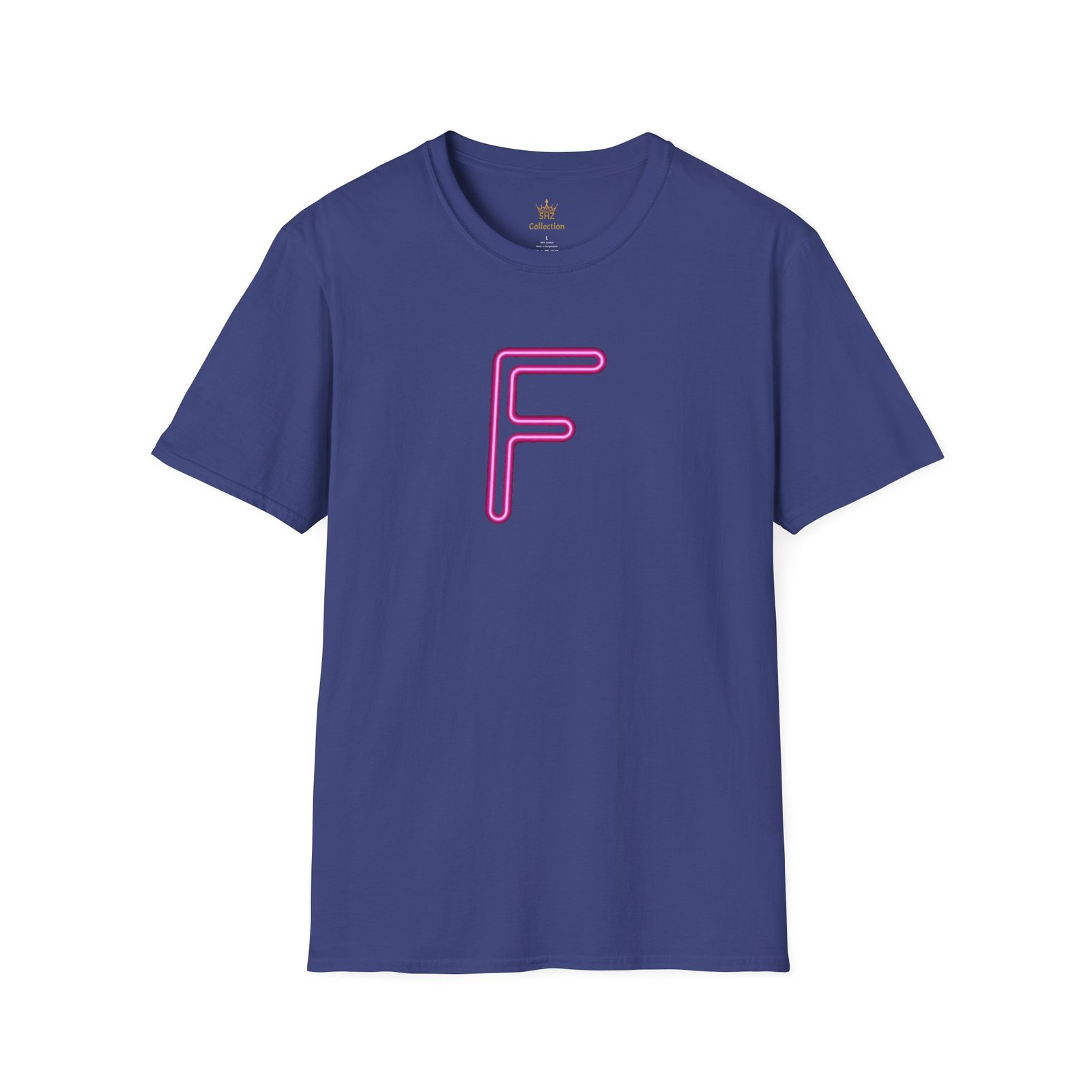 Neon Pink 'F' Graphic T-Shirt — Retro Letter Tee - Image 17